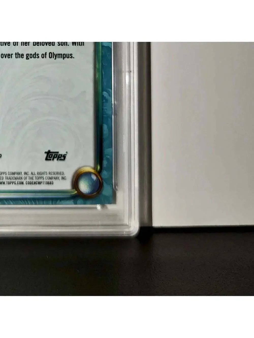 Hera 2025 Topps Disney Wonder #135 Diamond Card Hercules PSA 7
